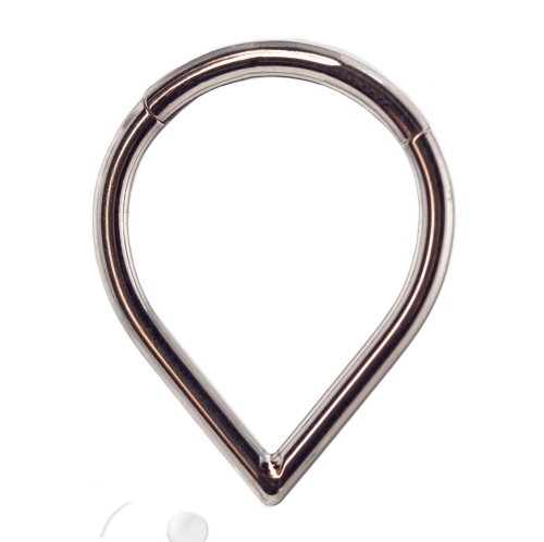 Clicker łezka tytanowa kolczyk  biżuteria ozdobna septum