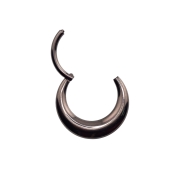 Clicker gruby BIG FAT TŁUSTY tytanowy kolczyk biżuteria ozdobna do septum do płatka ucha SZTOS otwarty