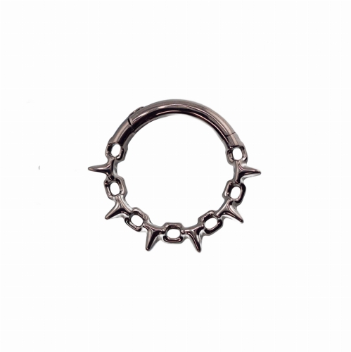 Clicker łańcuch drut kolczasty SWAG tytanowy kolczyk  biżuteria ozdobna do septum  daith