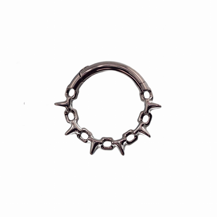Clicker łańcuch drut kolczasty SWAG tytanowy kolczyk  biżuteria ozdobna do septum  daith