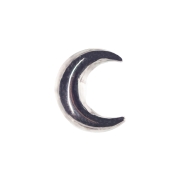 Wypukły półksiężyc labret tytanowy ozdobny z gwintem wewnętrznym.