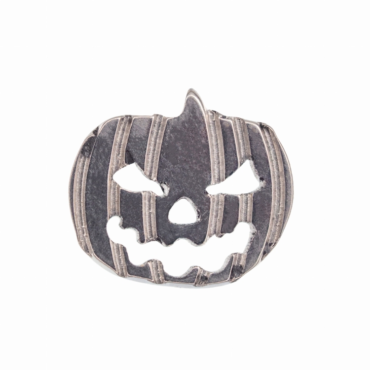 Halloweenowa dynia - tytanowy labret