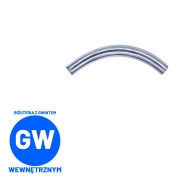 Tytanowy banan do piercingu - pręt gwint wewnętrzny podstawa do ozdobnego banana GW