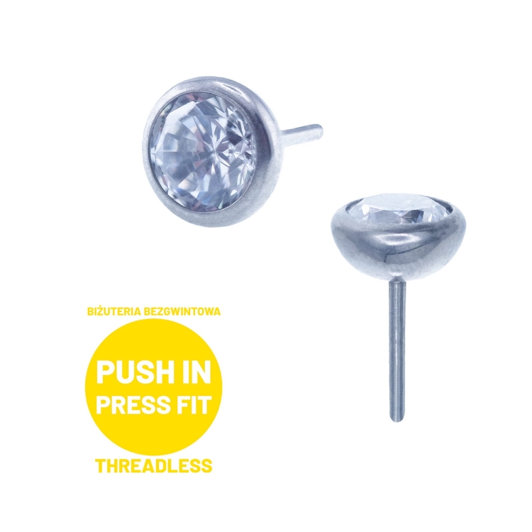 BIAŁY KRYSZTAŁ DO PRĘTÓW BEZGWINTOWYCH KULECZKA PUSH IN THREADLESS.jpg