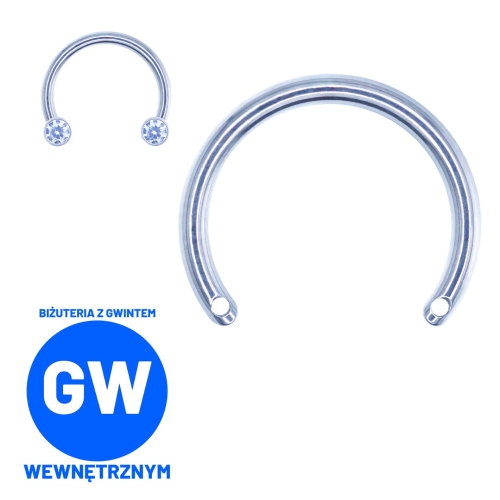 Tytanowa podkowa do ozdoby z przodu - pręt gwint wewnętrzny.jpg