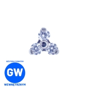 Labret ozdobny TRINITY 3 kryształki otaczające kuleczkę .jpg