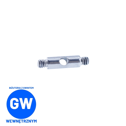 Łącznik adapter do industriala 1,6 mm industrial do wkręcenia ozdoby 1,6 mm tytan.jpg