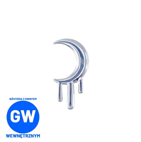 Krwawy księżyc tytanowy ozdobny labret  L244.jpg