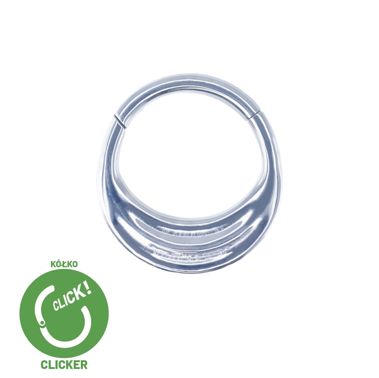 Tytanowy gruby clicker kółko do septum daith RF045.jpg