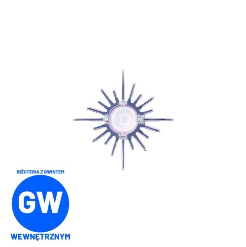 Tytanowe słońce z naturalnym kamieniem różowy kwarc L242.jpg