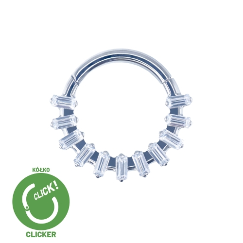 Tytanowy clicker kółko z wachlarzem z cyrkonii do daith  RF044.jpg