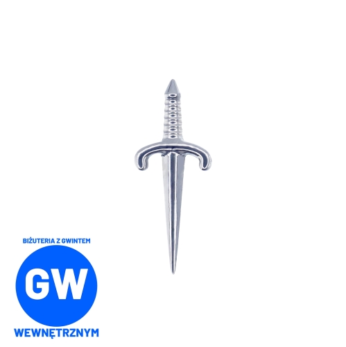 Sztylet miecz - tytanowy ozdobny labret.jpg