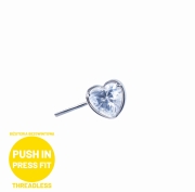 Sztanga do sutka sutków z kryształowymi sercami serduszkami PUSH IN S008.jpg