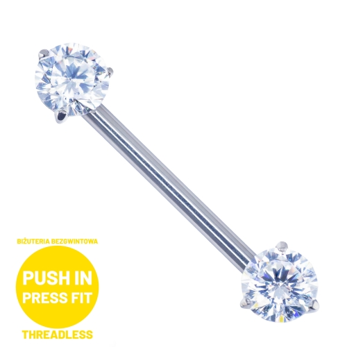 Tytanowa sztanga z kryształami szponach BIAŁY.jpg