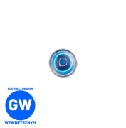 Niebieski kamień Deep Blue BŁYSK - labret ozdobny tytanowy L266.jpg