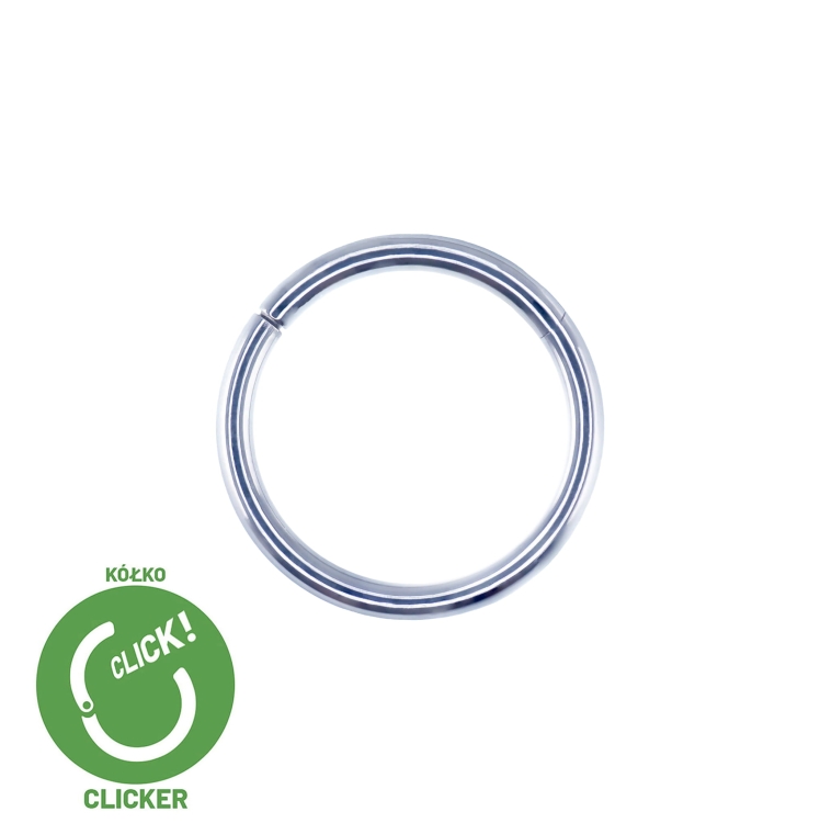 Tytanowy clicker klasyczny tytanowe kółko biżuteria na klik.jpg
