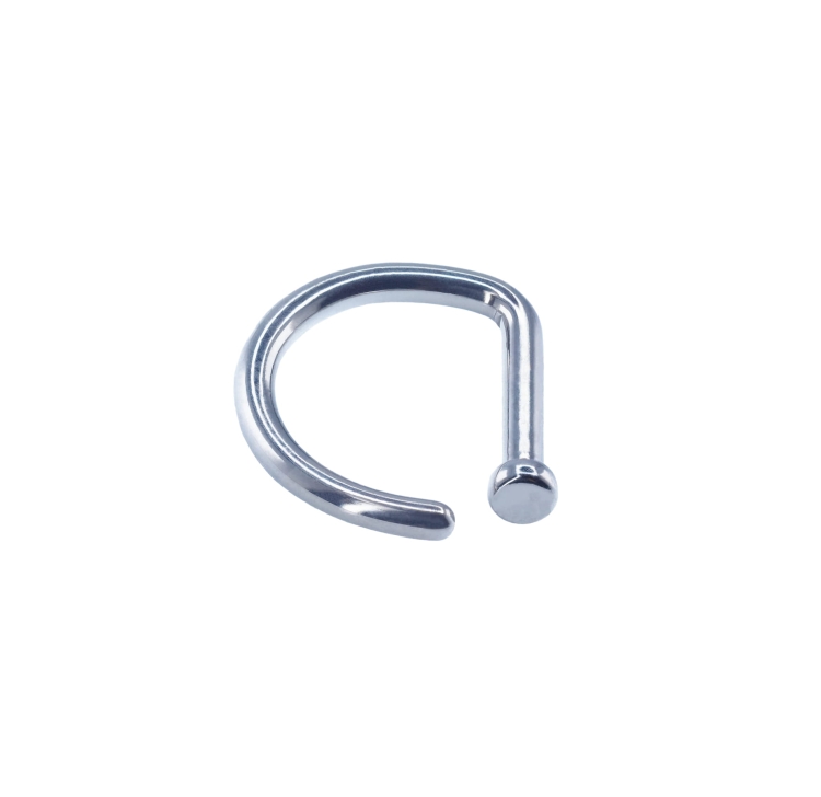 Tytanowy dring D ring do nosa nostril