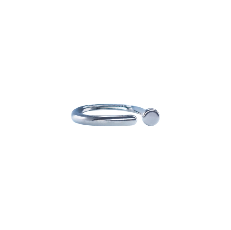 Tytanowy dring D ring do nosa nostril