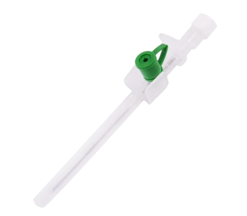 Wenflon igła kaniula do piercingu po sterylizacji zielony 1,3 mm