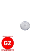 Kulka plastikowa do bioplastu z akrylu biżuteria pod rezonans kolczyk.jpg