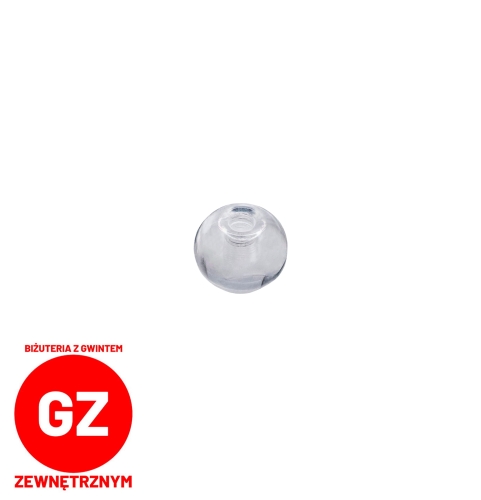 Kulka plastikowa do bioplastu z akrylu biżuteria pod rezonans kolczyk.jpg