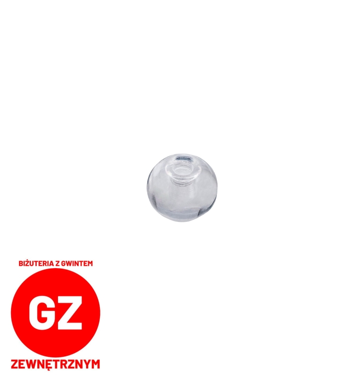 Kulka plastikowa do bioplastu z akrylu biżuteria pod rezonans kolczyk.jpg