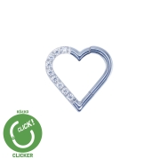 Serce clicker z kryształki na prawe ucho tytan do daith RF011.jpg