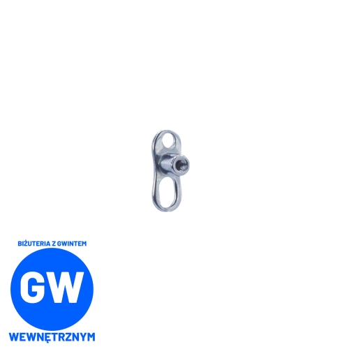 Mikrodermal microdermal - podstawa kotwica stopka tytanowa dermal z małą dziurką M005.jpg