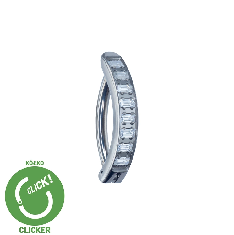 Kryształowy clicker do pępka tytanowy ozdobny zakrywający bliznę pełen  N026.jpg