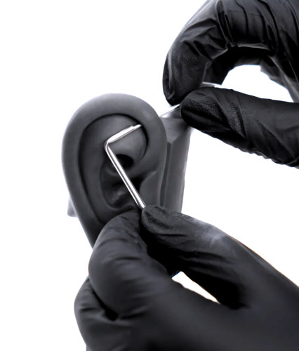 Needle blank stalowa rurka odbierająca igłę cieńka do septum 2,5 mm 10G