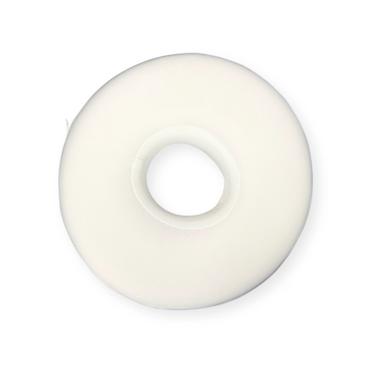 poduszka z otworem na ucho donut piercing pillow white biała