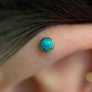 Turkusowy dysk forward helix