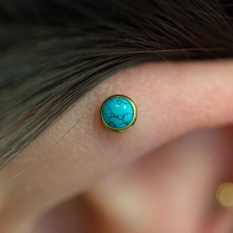 Turkusowy dysk forward helix