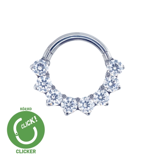 Kółko clicker z cyrkoniami - do daith septum RF049.jpg