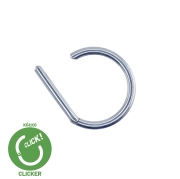 D Clicker klasyczny d-clicker tytan imitacja kółka d-ring do nosa ucha, biżuteria do piercingu PC002.jpg