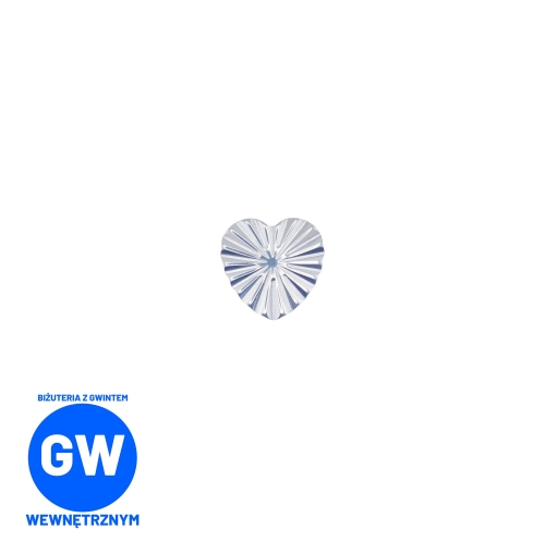 srece laser cut, Serce ponacinane promienie 3D - tytanowy ozdobny labret L161.jpg