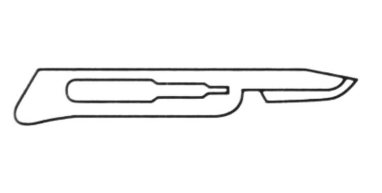 Sterylne ostrze skalpela