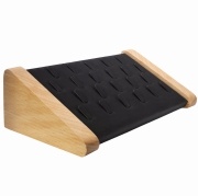 Ekspozytor na biżuterię czarne silikonowe ucho z podstawką